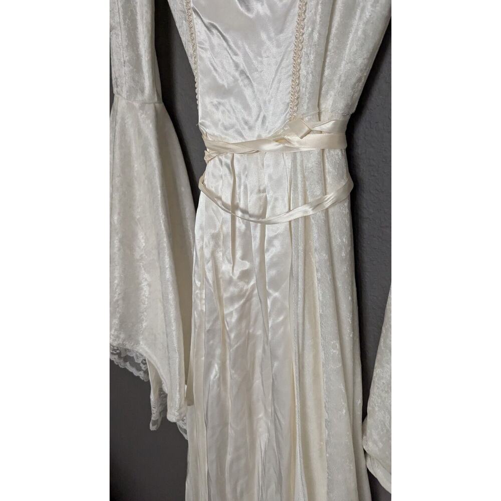 Vtg Lip Service Velvet Dress 90s Goth Grunge Victorian Revival elven Wedding - Picture 7 of 13